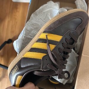 Adidas Samba Brown/Yellow